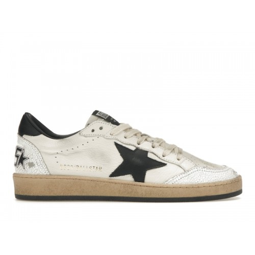 Golden Goose Ball-Star Low White Nappa Black Star - мужская сетка размеров