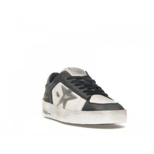 Golden Goose Stardan Optic White Navy Silver - мужская сетка размеров