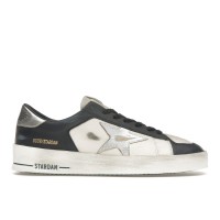 Golden Goose Stardan Optic White Navy Silver