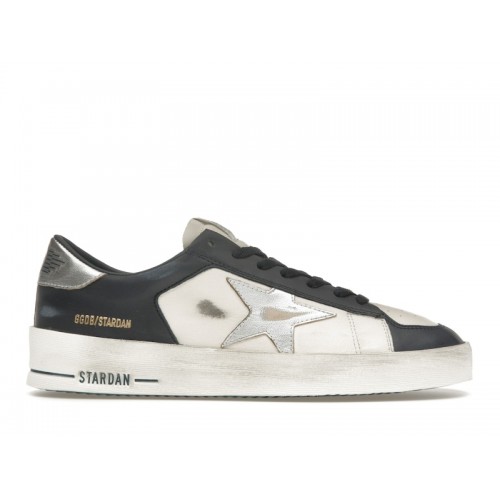 Golden Goose Stardan Optic White Navy Silver - мужская сетка размеров