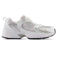 Подростковые кроссовки New Balance 530 White Mid Century Pink (GS)