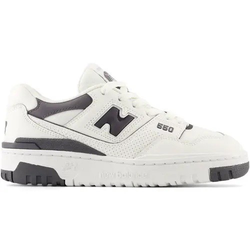 Кроссы New Balance 550 White Anthracite (GS) - подростковая сетка размеров