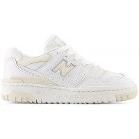 Подростковые кроссовки New Balance 550 White Cream Leather (GS)