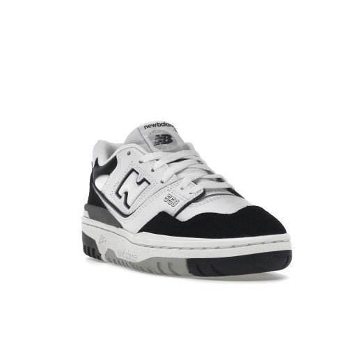 Кроссы New Balance 550 White Black Rain Cloud (GS) - подростковая сетка размеров