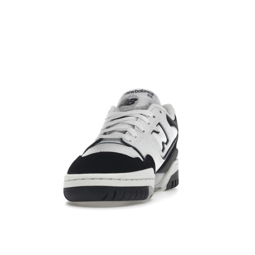 Кроссы New Balance 550 White Black Rain Cloud (GS) - подростковая сетка размеров