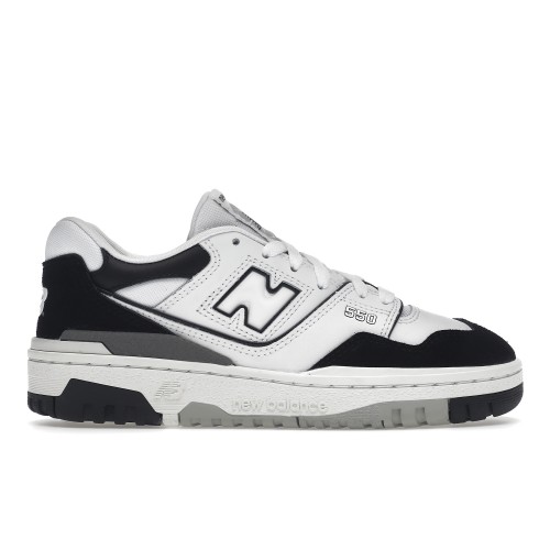 Кроссы New Balance 550 White Black Rain Cloud (GS) - подростковая сетка размеров