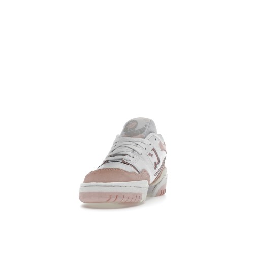 Кроссы New Balance 550 White Pink Sea Salt (GS) - подростковая сетка размеров