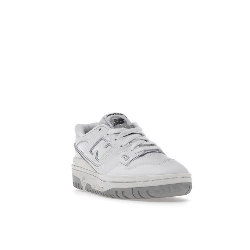 Кроссы New Balance 550 White Grey (GS) - подростковая сетка размеров