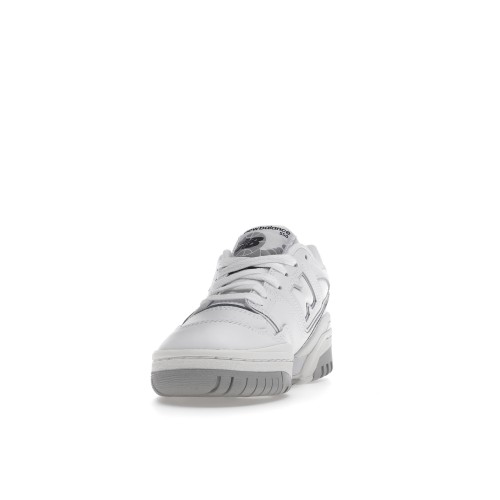 Кроссы New Balance 550 White Grey (GS) - подростковая сетка размеров