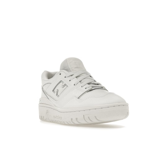 Кроссы New Balance 550 White Off-White Grey (GS) - подростковая сетка размеров