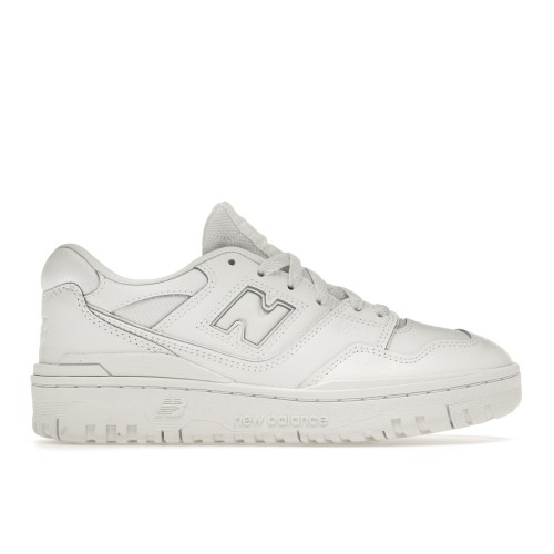 Кроссы New Balance 550 White Off-White Grey (GS) - подростковая сетка размеров