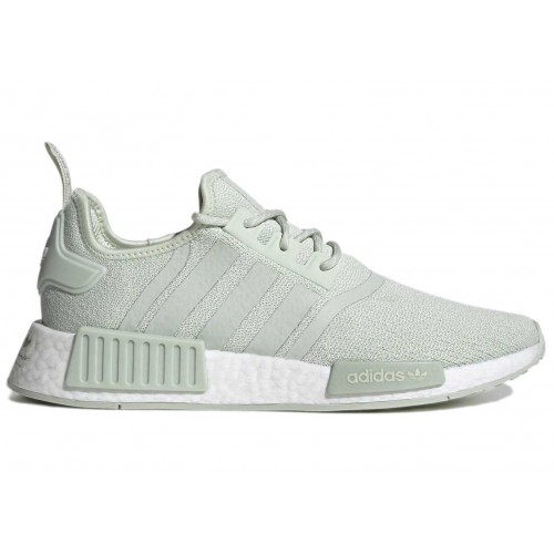 Кроссы adidas NMD R1 Linen Green - мужская сетка размеров