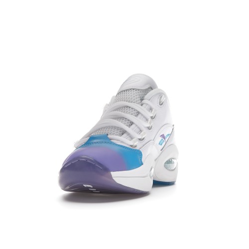 Кроссы Reebok Question Low Radiant Aqua Hyper Purple - мужская сетка размеров