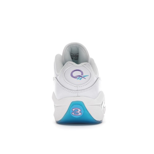 Кроссы Reebok Question Low Radiant Aqua Hyper Purple - мужская сетка размеров