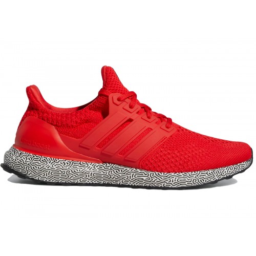 Кроссы adidas Ultra Boost DNA Vivid Red - мужская сетка размеров