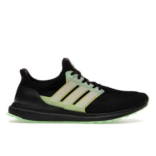 Кроссы adidas Ultra Boost 5.0 DNA Black Beam Green - мужская сетка размеров