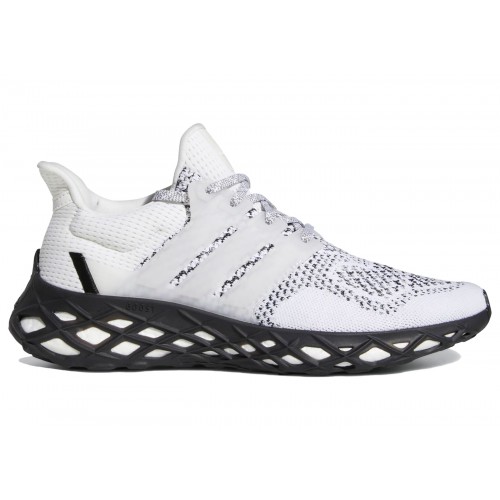 Кроссы adidas Ultra Boost Web DNA White Oreo - мужская сетка размеров