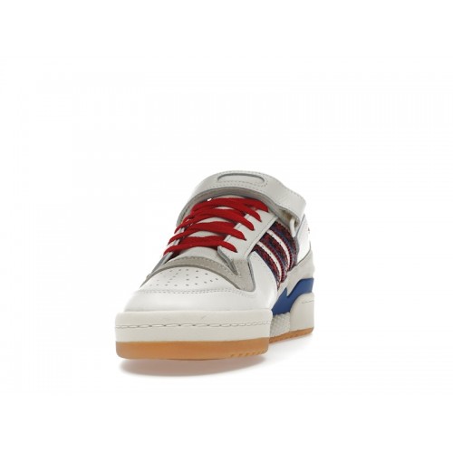 Кроссы adidas Forum 84 Low Off White Scarlet Collegiate Royal - мужская сетка размеров