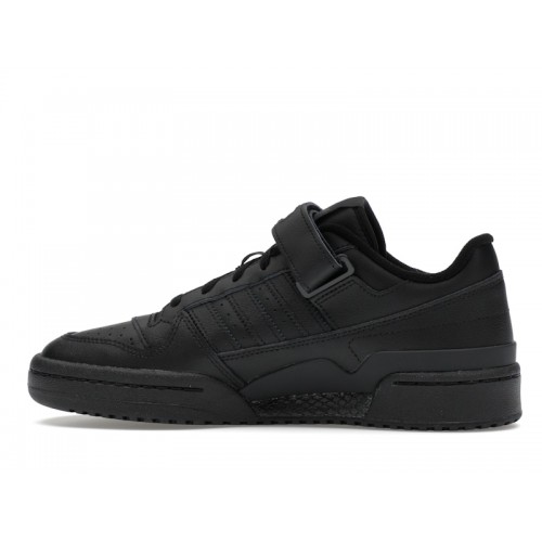 Кроссы adidas Forum Low Triple Black - мужская сетка размеров