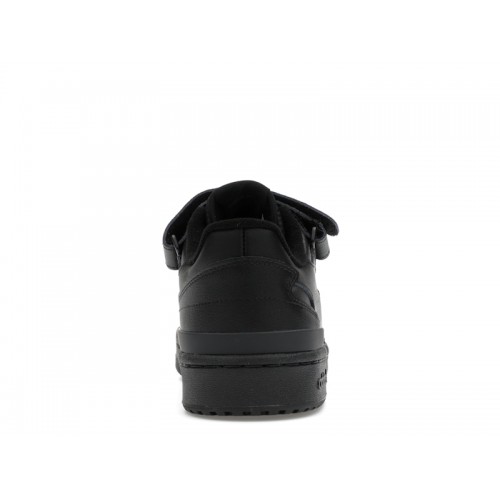 Кроссы adidas Forum Low Triple Black - мужская сетка размеров