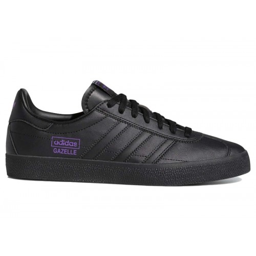 Кроссы adidas Gazelle ADV Paradigm Black Purple - мужская сетка размеров