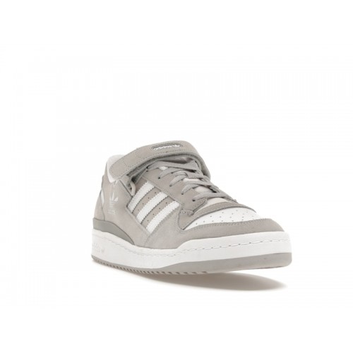 Кроссы adidas Forum Low Footwear White Grey - мужская сетка размеров