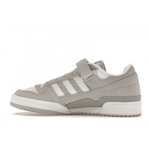 Кроссы adidas Forum Low Footwear White Grey - мужская сетка размеров