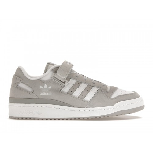 Кроссы adidas Forum Low Footwear White Grey - мужская сетка размеров