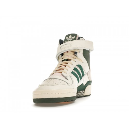 Кроссы adidas Forum 84 Off White Team Dark Green - мужская сетка размеров