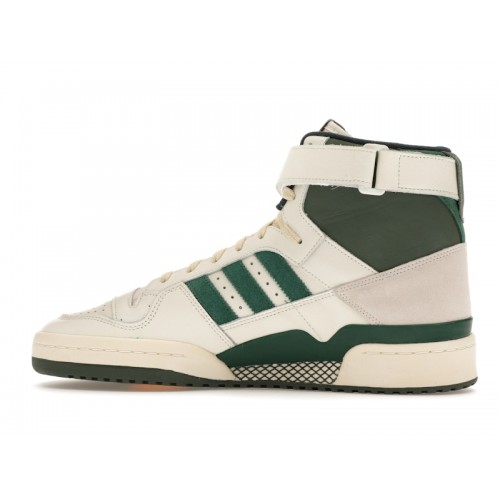 Кроссы adidas Forum 84 Off White Team Dark Green - мужская сетка размеров