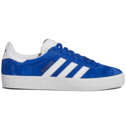 Кроссы adidas Gazelle ADV Royal Blue - мужская сетка размеров