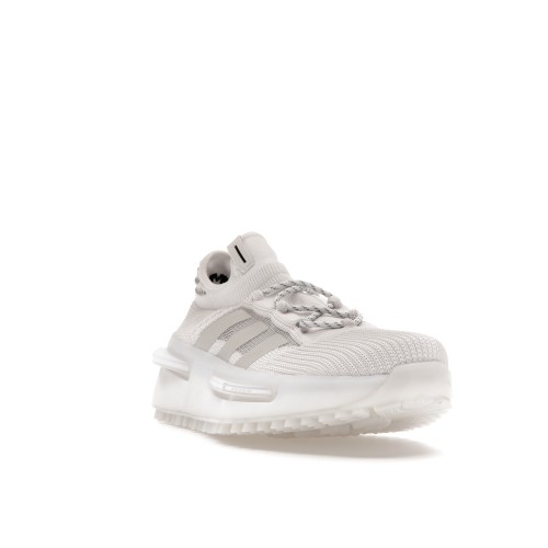 Кроссы adidas NMD S1 Footwear White Grey One - мужская сетка размеров