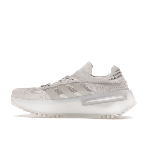 Кроссы adidas NMD S1 Footwear White Grey One - мужская сетка размеров