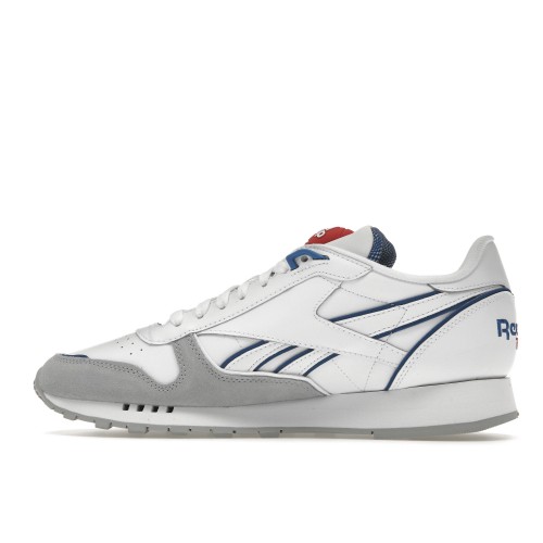 Кроссы Reebok Classic Leather The Pump White Vector Blue - мужская сетка размеров