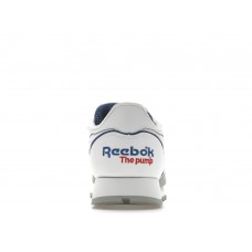 Кроссовки Reebok Classic Leather The Pump White Vector Blue