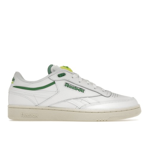 Кроссы Reebok Club C 85 Pump Glen Green - мужская сетка размеров