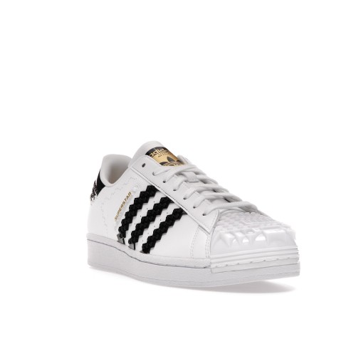 Кроссы adidas Superstar LEGO White Black - мужская сетка размеров