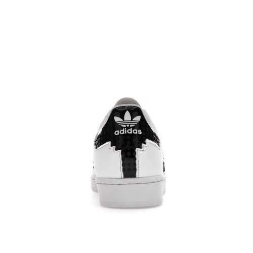 Кроссы adidas Superstar LEGO White Black - мужская сетка размеров