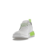 Кроссовки adidas NMD R1 Crystal White Solar Green