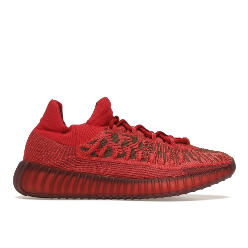 Кроссы adidas Yeezy 350 V2 CMPCT Slate Red - мужская сетка размеров