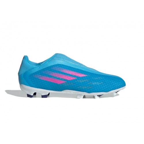 Мужские футбольные бутсы adidas X Speedflow.3 Laceless FG Sky Rush