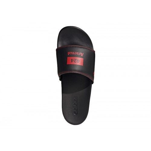 adidas Adilette Comfort Slides 424 Arsenal FC Black Scarlet - мужская сетка размеров