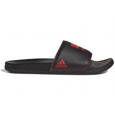 adidas Adilette Comfort Slides 424 Arsenal FC Black Scarlet