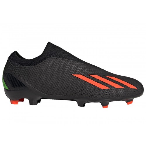 Мужские футбольные бутсы adidas X Speedportal.3 Laceless FG Core Black Solar Red