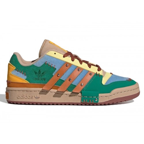 Кроссы adidas Forum Low Melting Sadness Patchwork Beige - мужская сетка размеров