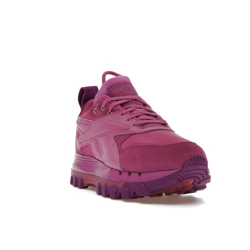 Кроссы Reebok Classic Leather V2 Cardi B Ultraberry (W) - женская сетка размеров