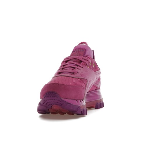 Кроссы Reebok Classic Leather V2 Cardi B Ultraberry (W) - женская сетка размеров