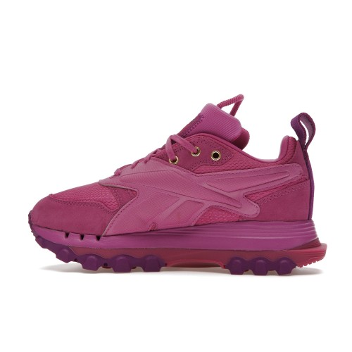 Кроссы Reebok Classic Leather V2 Cardi B Ultraberry (W) - женская сетка размеров