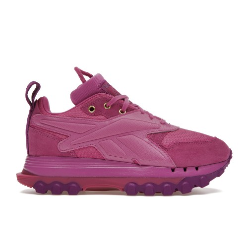 Кроссы Reebok Classic Leather V2 Cardi B Ultraberry (W) - женская сетка размеров