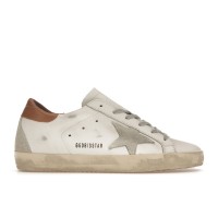 Женские Golden Goose Super-Star White Tan (W)